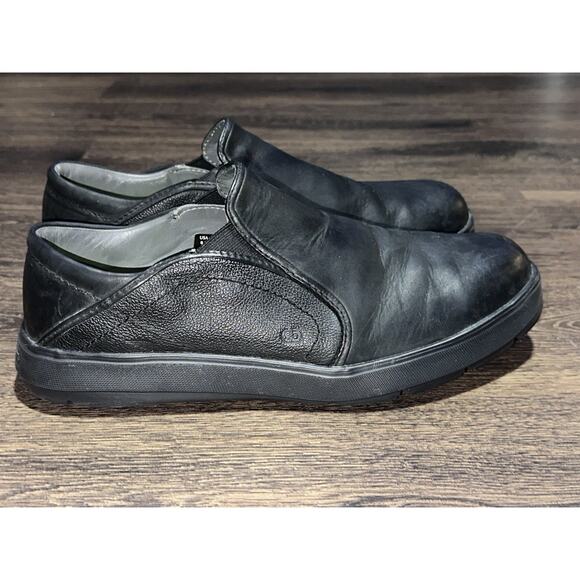 Red Wing Shoes Cross Lite Safety Toe Slip-on Black Leather Mens Shoe size 9.5